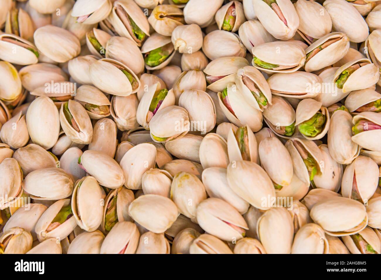 Roasted and salted pistachios in shell Stock Photo Alamy