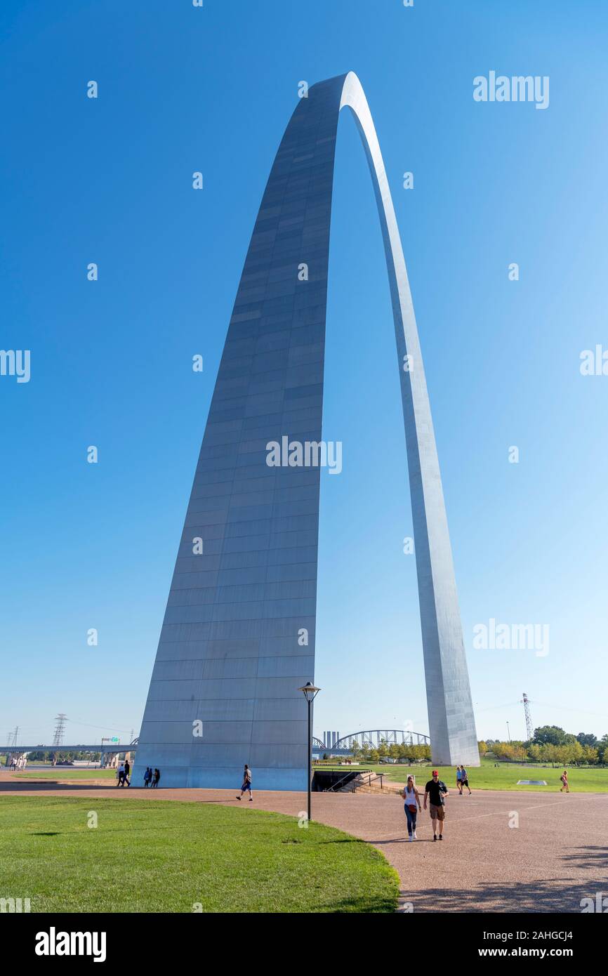 The Gateway Arch, Saint Louis, Missouri, USA Stock Photo