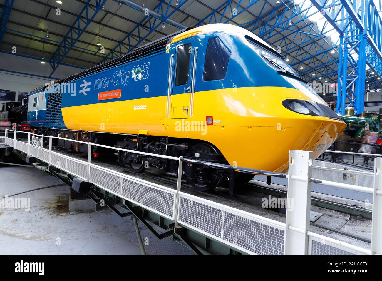 Inter City 125 Sir Kenneth Grange at The National Railway Museum in York,UK Stock Photo