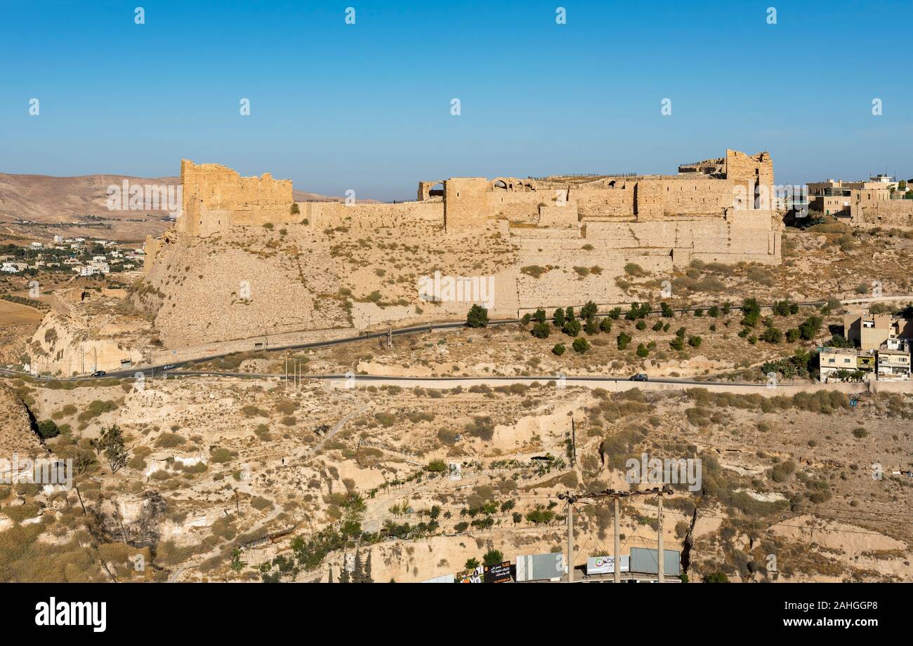 Kerak Castle, Al-Karak, Jordan Stock Photo - Alamy