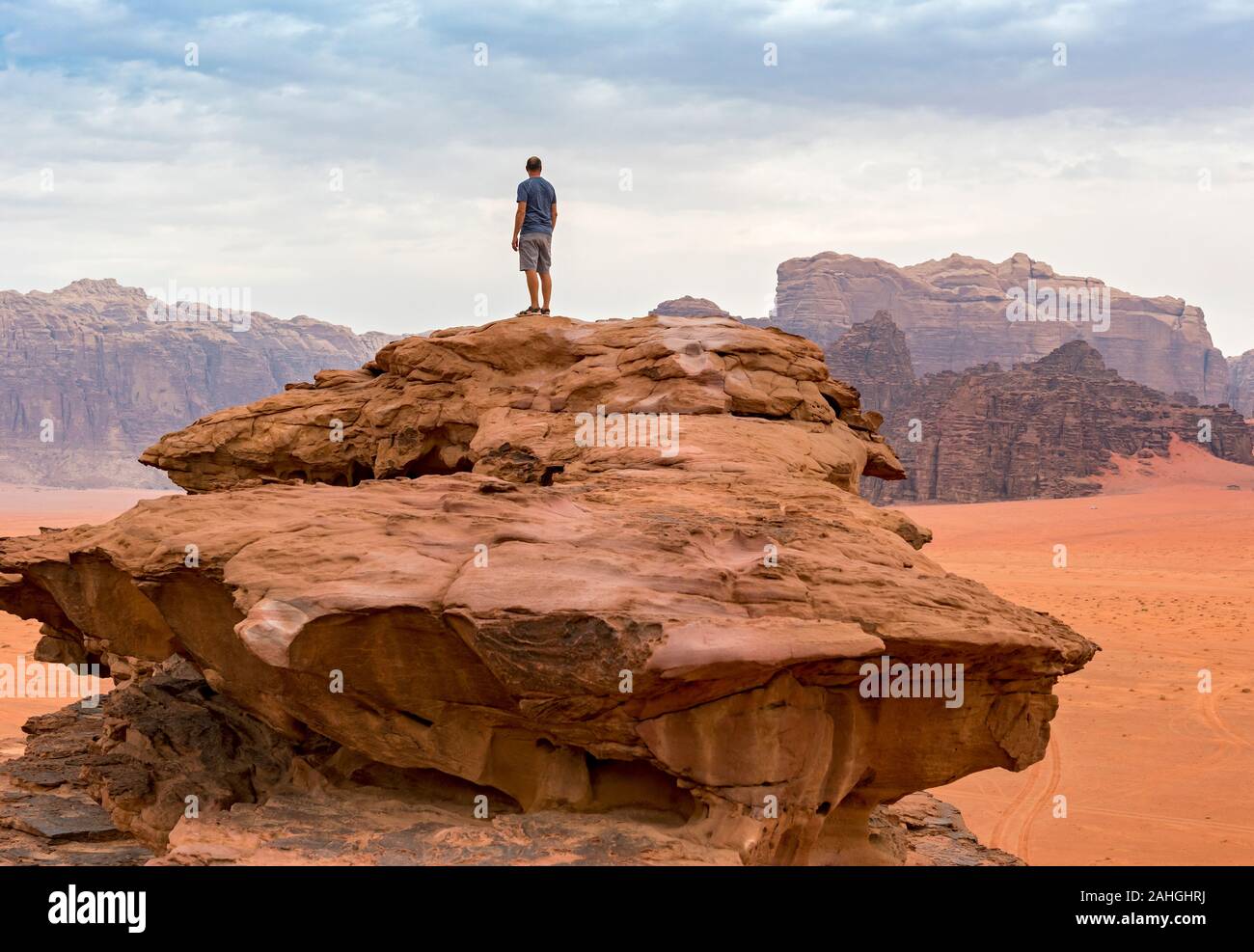 Wadi Rum Desert, Jordan Stock Photo