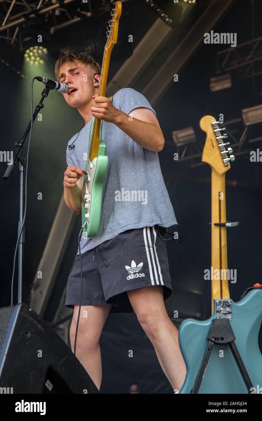 Sam fender live at standon calling festival 2018 Stock Photo Alamy