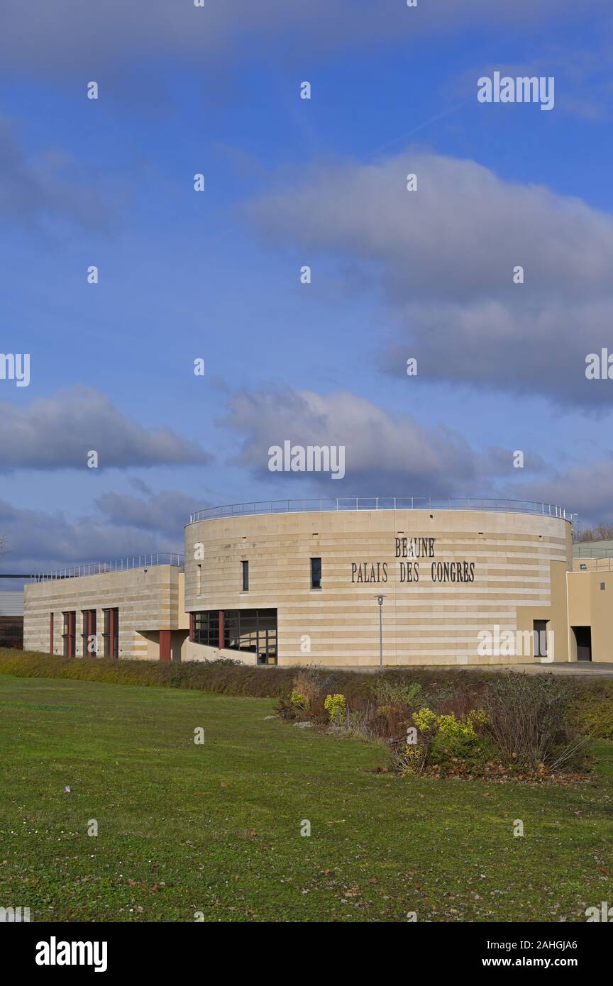 The Palais des Congrès (congress center), Beaune FR Stock Photo