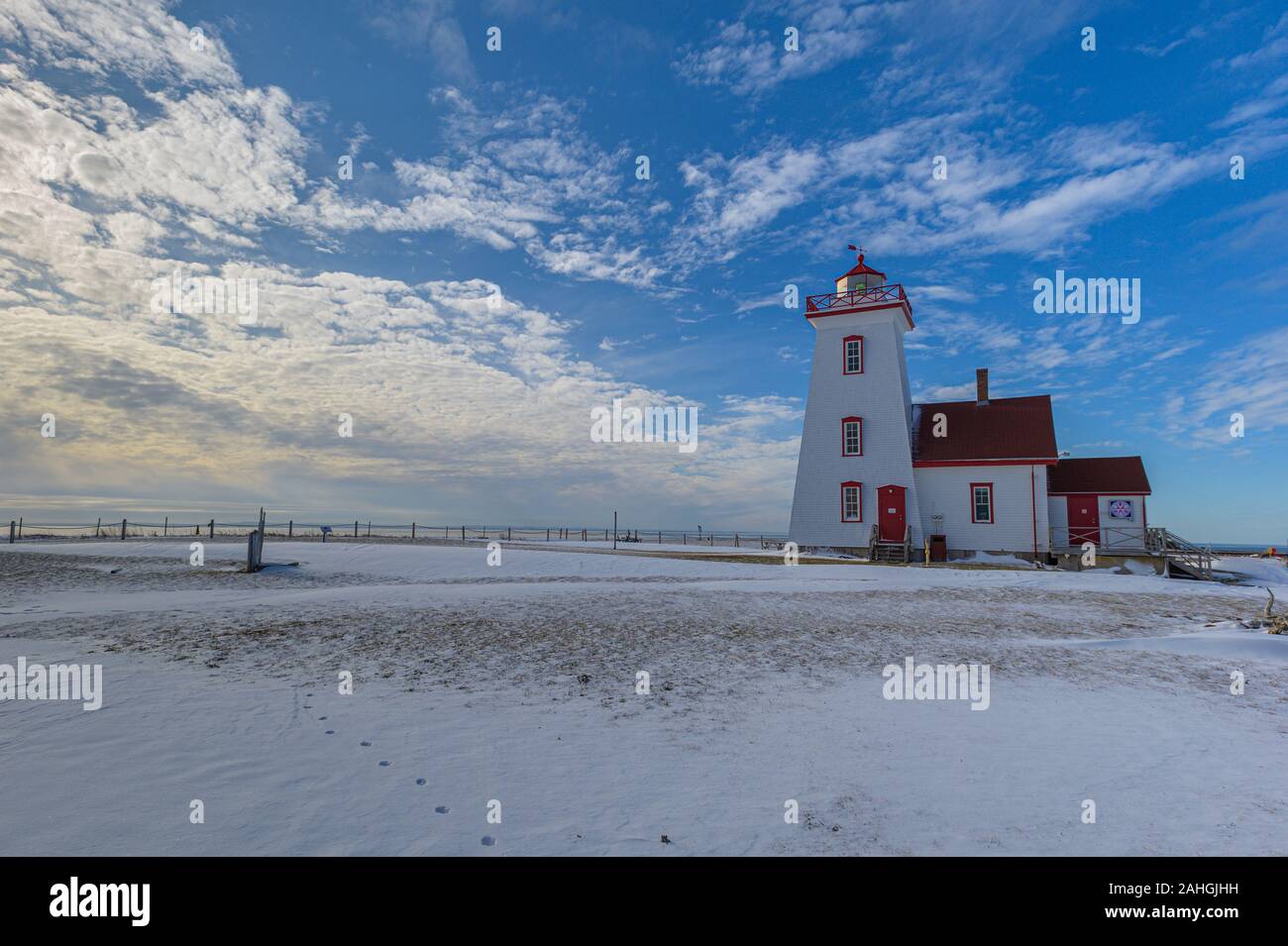Wood Islands Lighthouse, Prince Edward Island, Canada Stock Photo Alamy