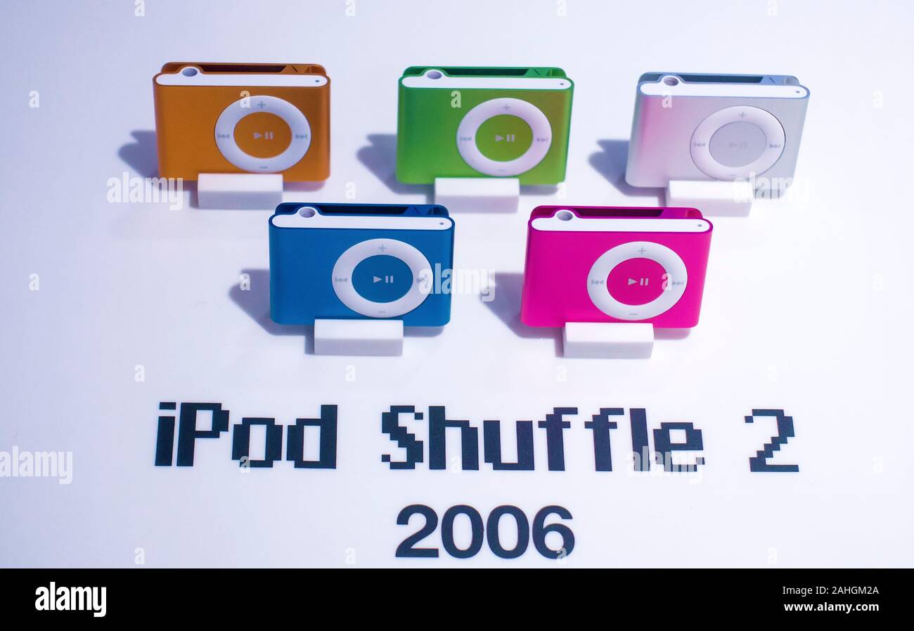 Apple iPod Shuffle 2, 2016 Stock Photo