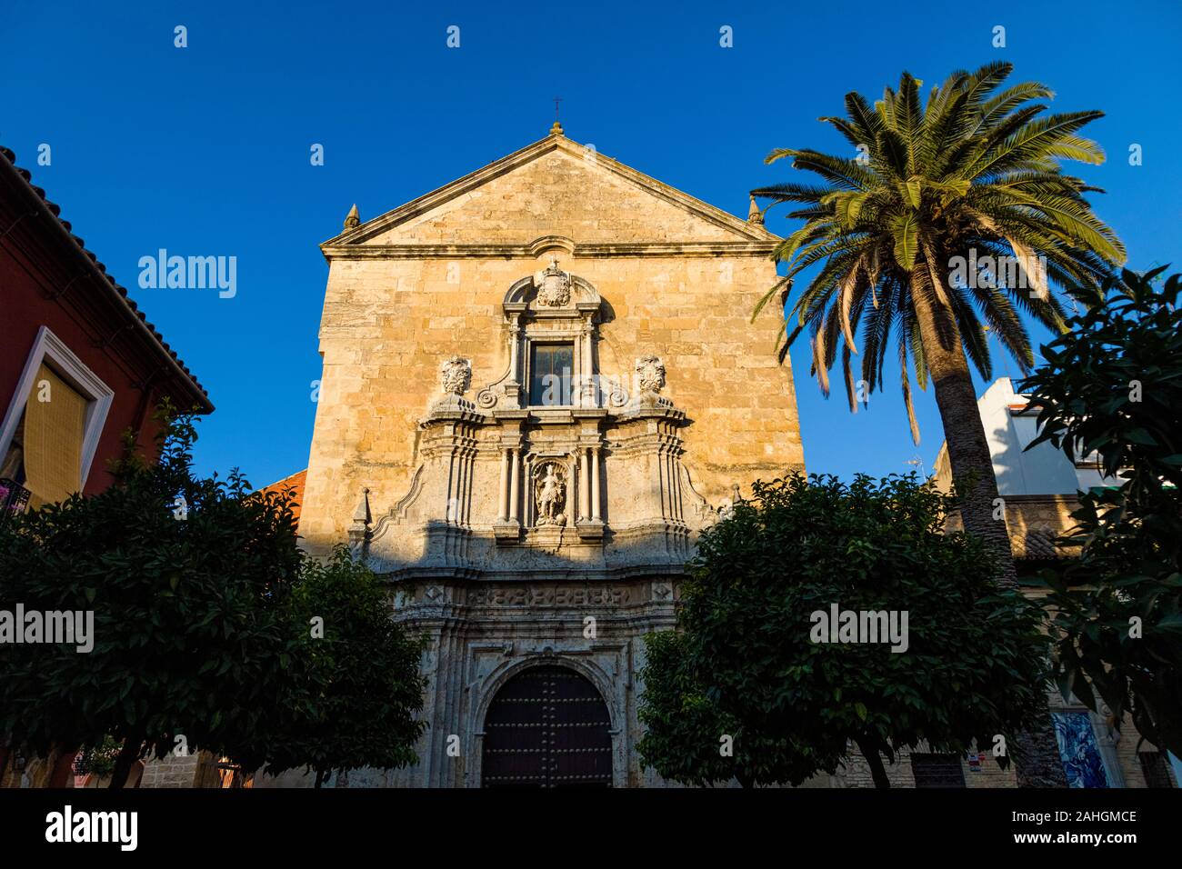 Iglesia de San Francisco church in the old City of Cordoba , Andalusia Spain Stock Photo