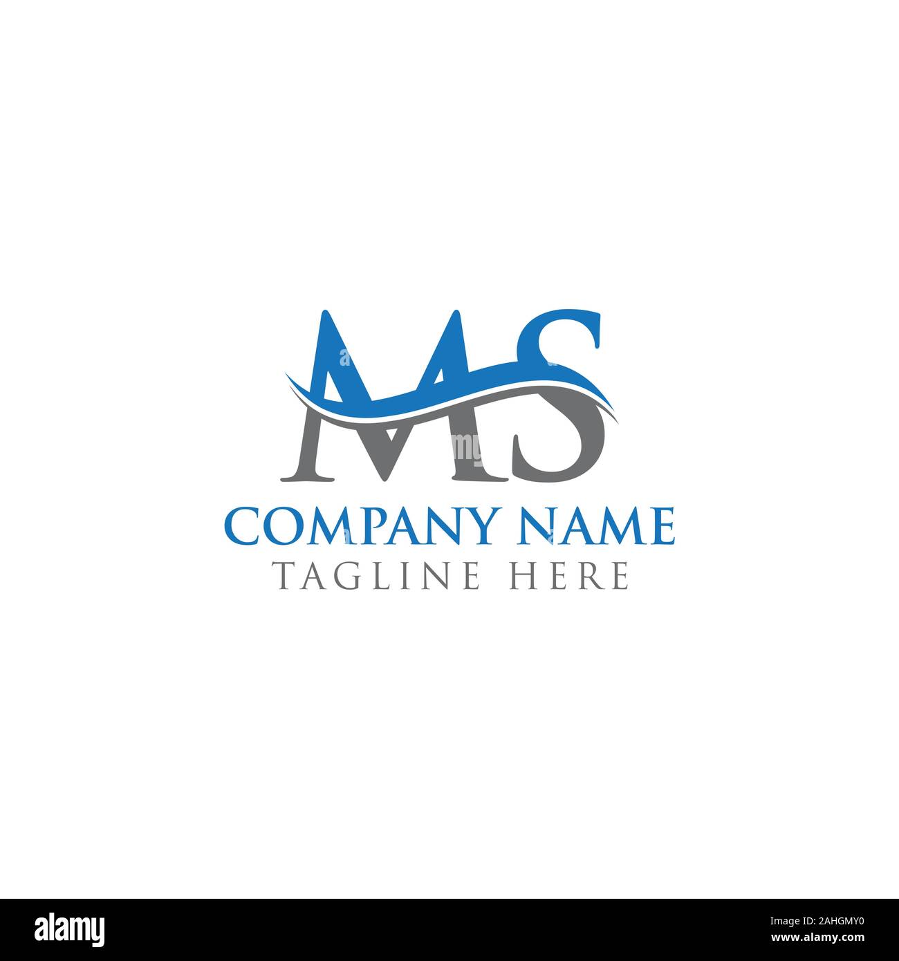 Initial Ms Letter Logo Design Vector Template Abstract Letter Ms Logo Design Stock Vector Image Art Alamy