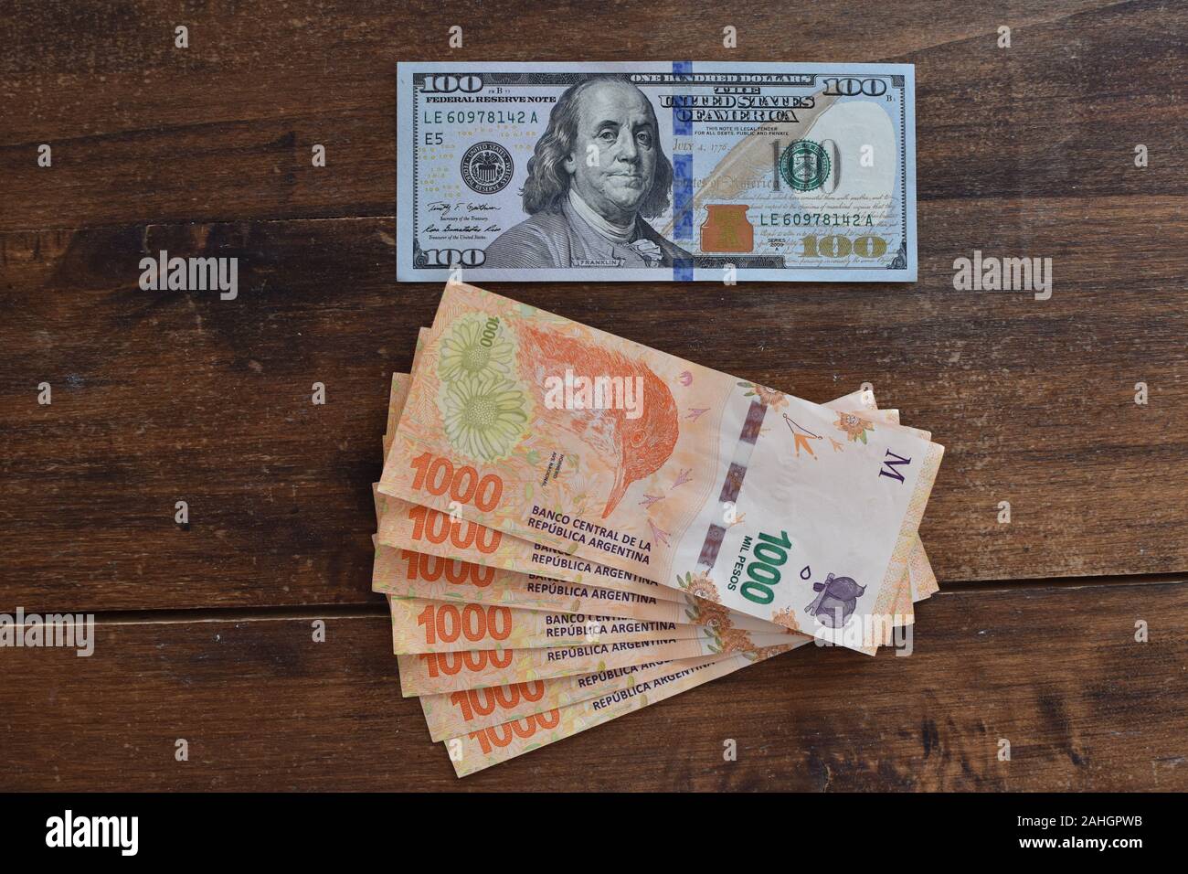 Dollar peso hi-res stock photography and images - Alamy