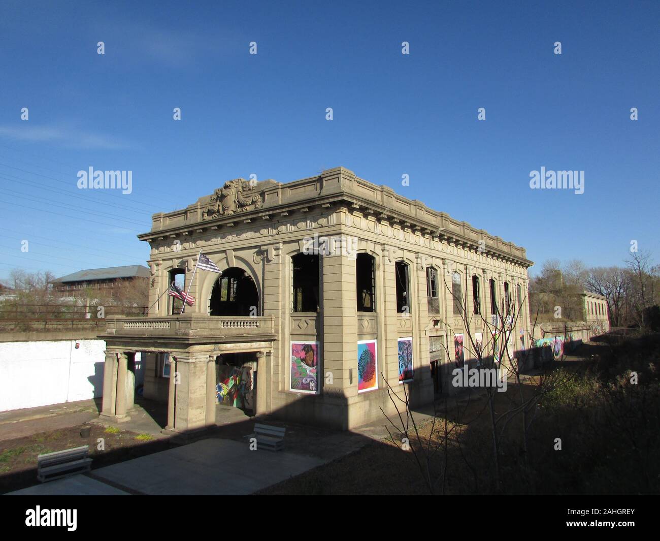 The abandoned Union Station in Gary, Indiana Stock Photo Alamy
