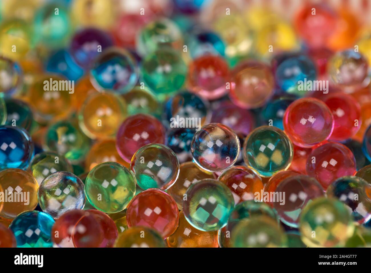 material balls that absorb water and increase its volume up to 50