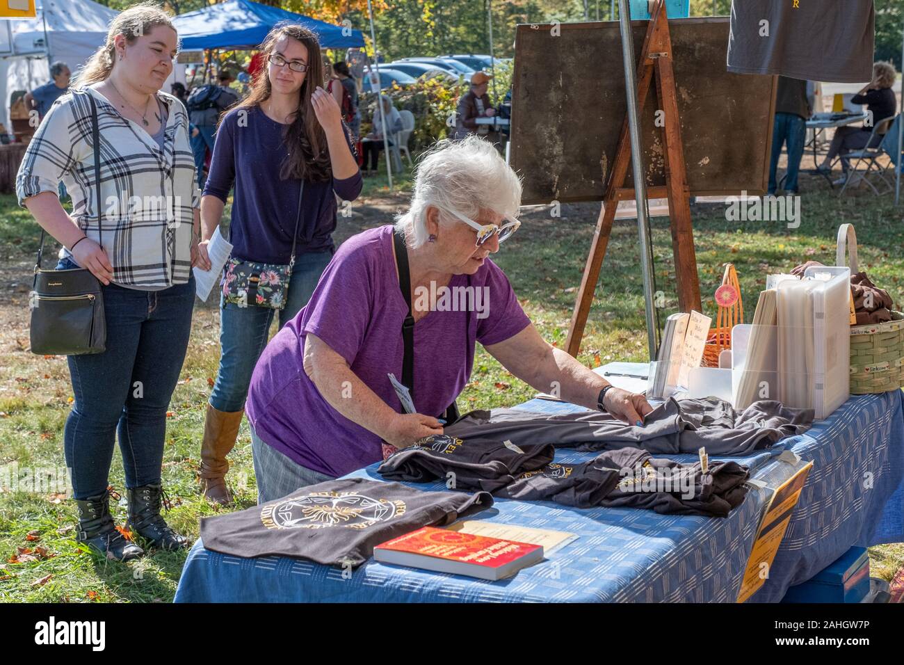 The Garlic and Arts Festival in Orange, Massachusetts Stock Photo Alamy