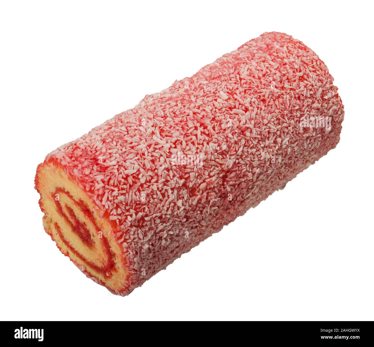 Raspberry Jelly roll Stock Photo
