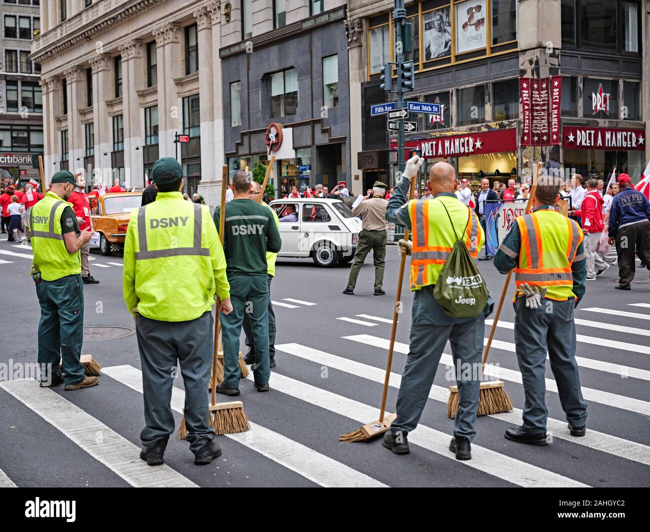 New York Polish heritage parade Stock Photo Alamy