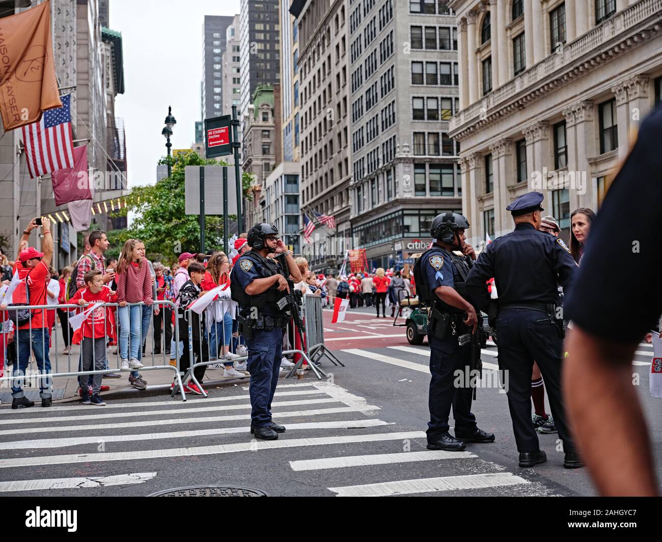 New York Polish heritage parade Stock Photo Alamy
