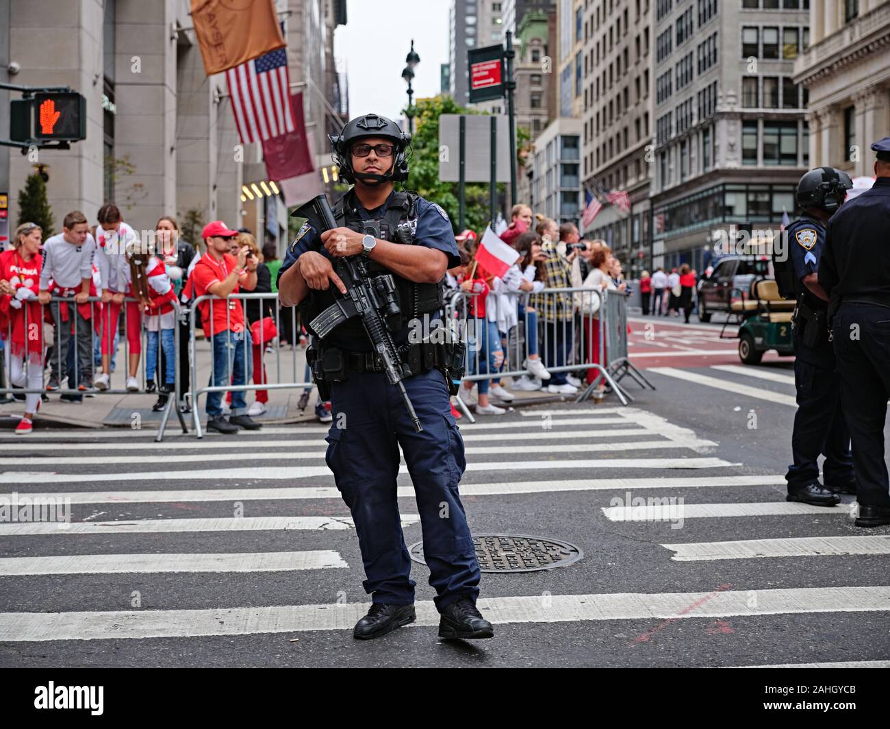 New York Polish heritage parade Stock Photo Alamy