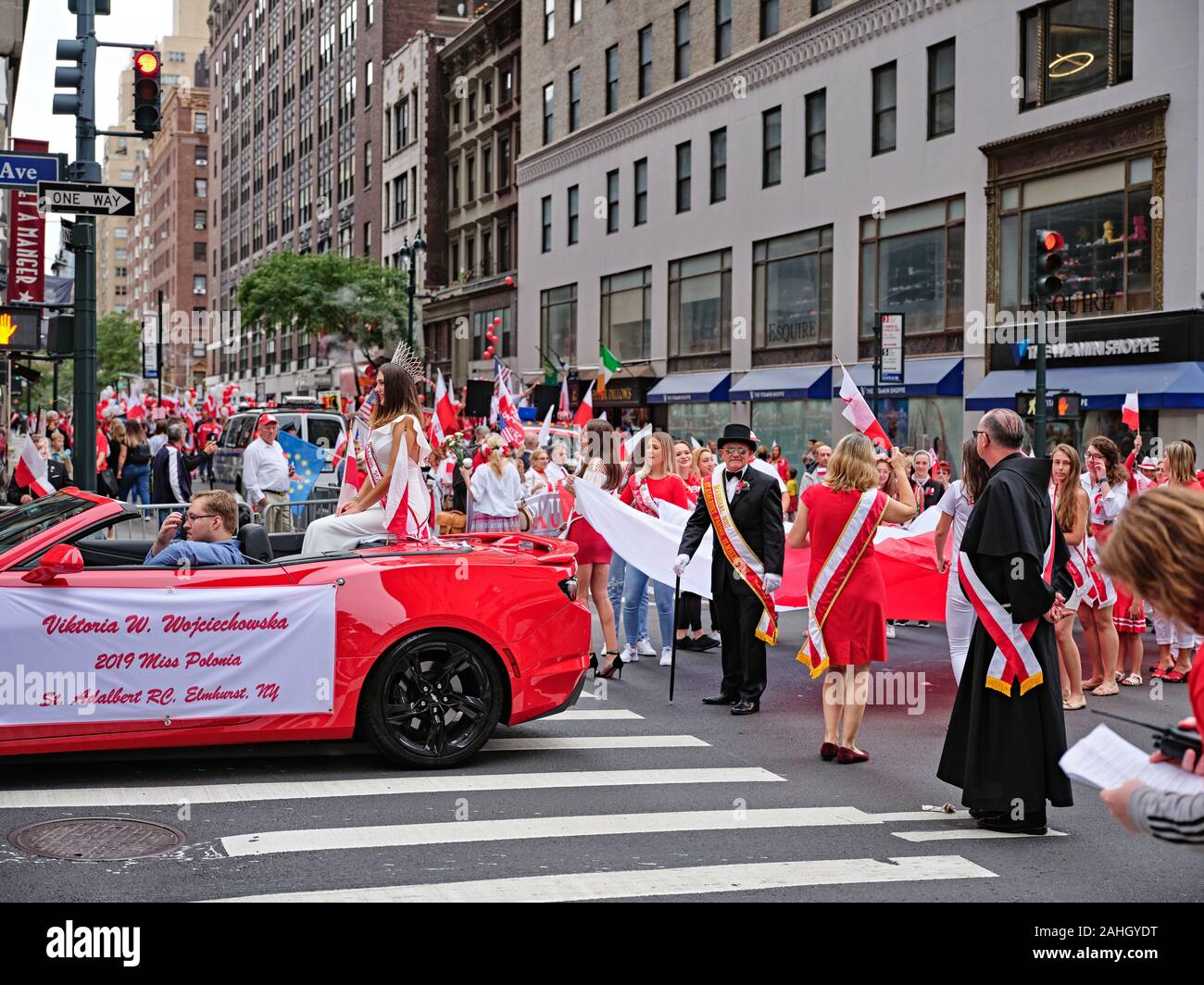 New York Polish heritage parade Stock Photo Alamy
