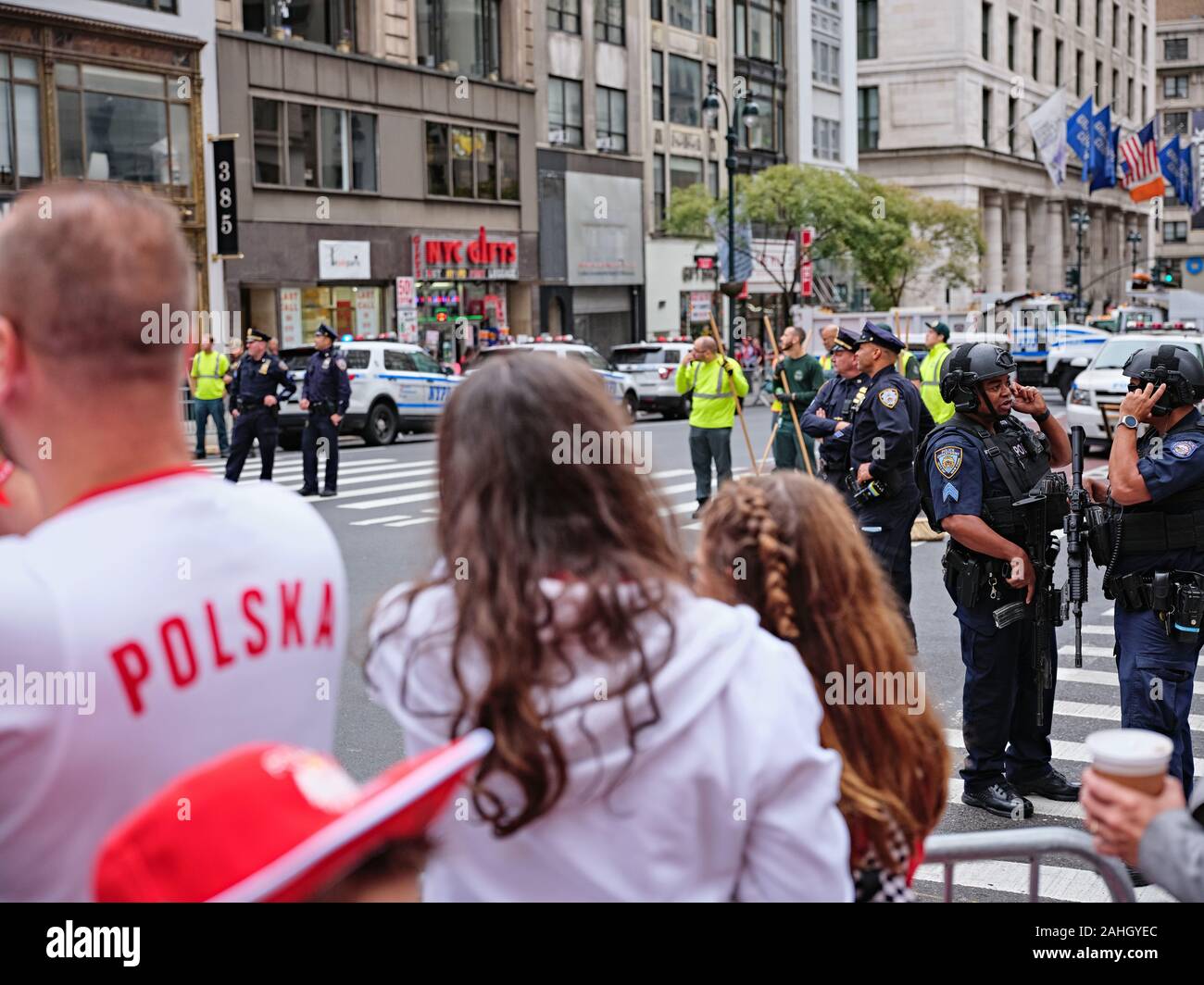 New York Polish heritage parade Stock Photo Alamy