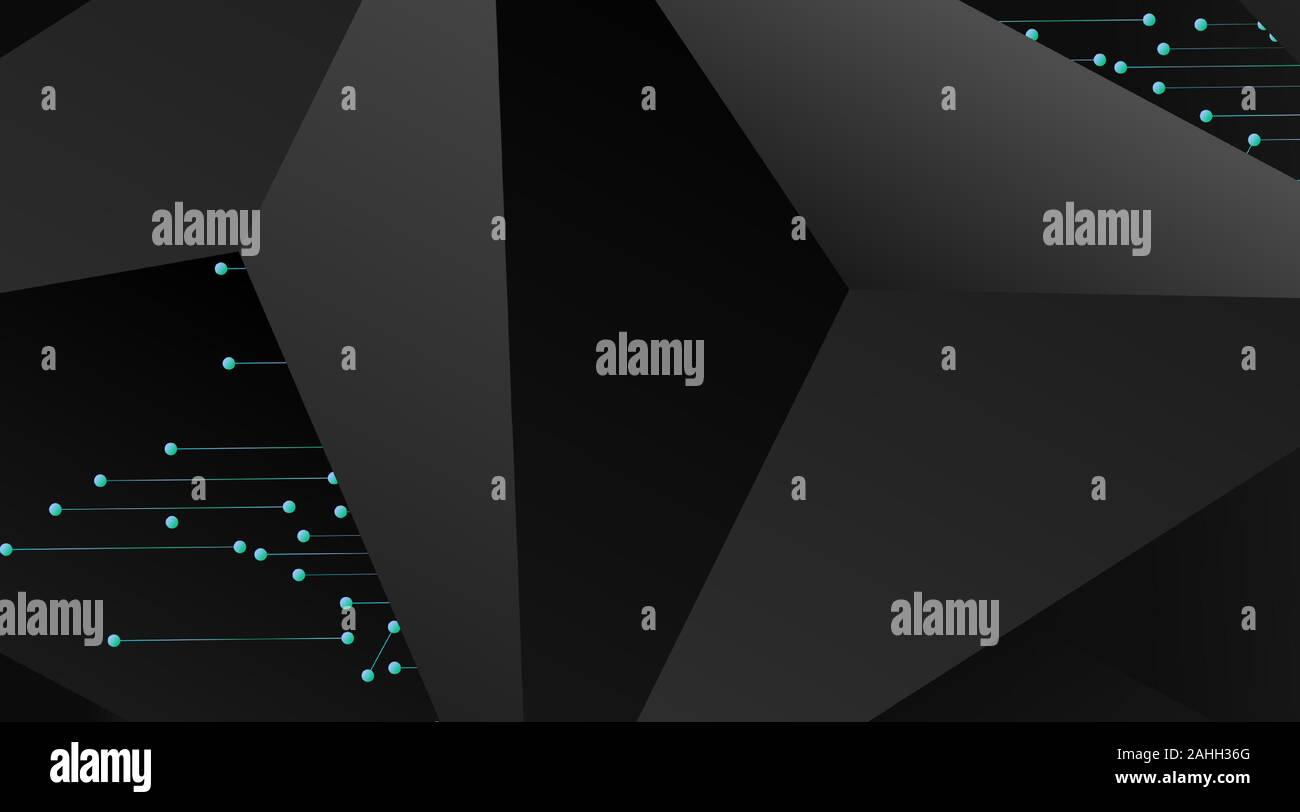 abstract vector geometric background. Dark gray vector polygonal ...