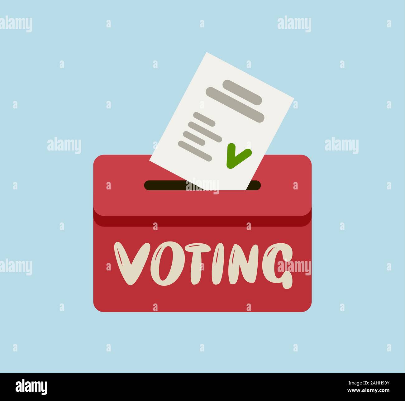 Voter sheet Stock Vector Images - Alamy