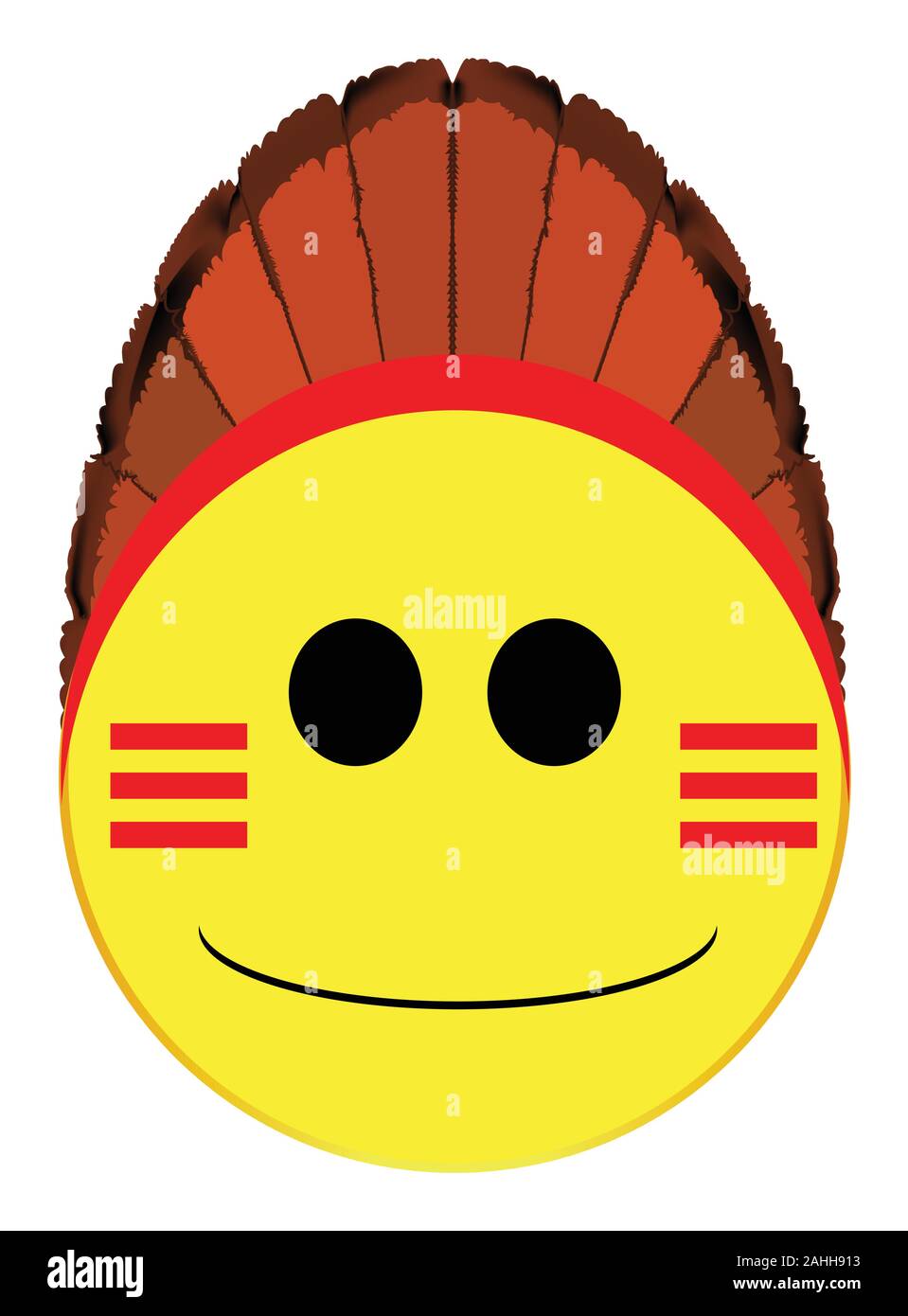 Native american icon on Cut Out Stock Images & Pictures - Alamy