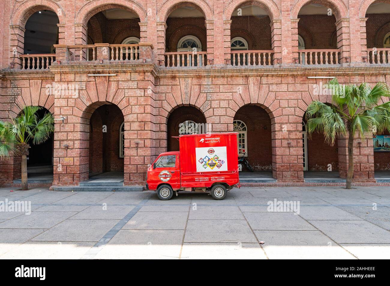 Lahore GPO General Post Office Picturesque View of a Courier Vehicle on