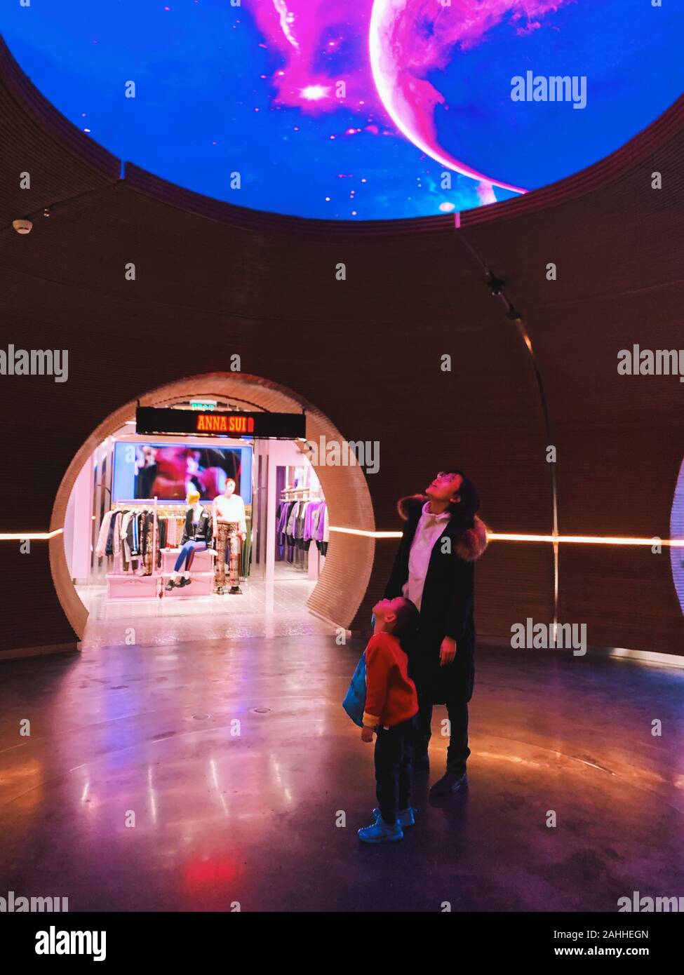 Beijing Beijing China 30th Dec 19 Beijing China On December 30 19 Beijing Skp South Pavilion Also Known As Skp S Officially Opened On December 12 The Mall Features A Theme Of Digital Analog Future Which