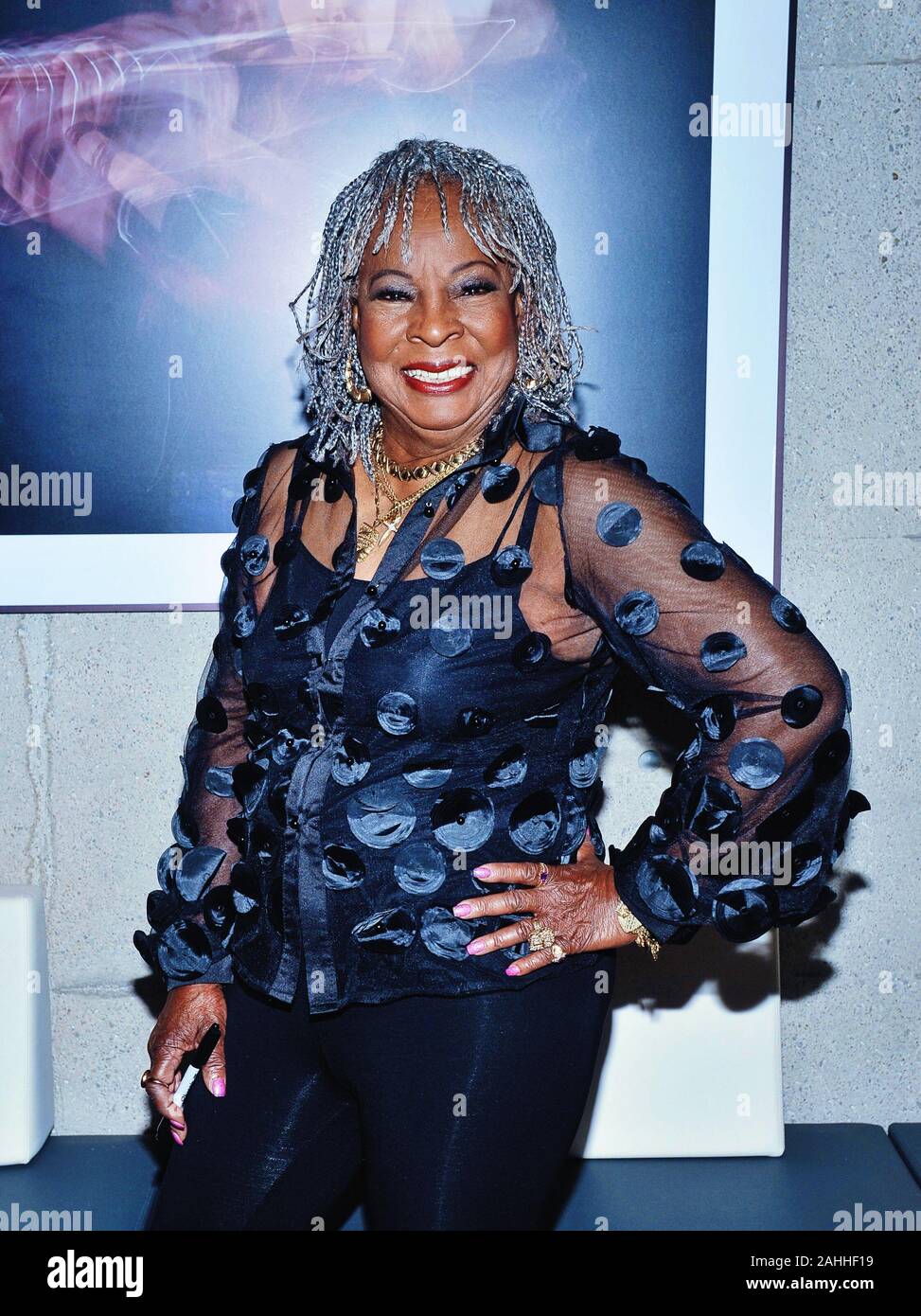 Hamilton Ontario Canada. 05th Oct 2019. Legendary singer Martha Reeves of Martha and the Vandellas backstage at What A Night Living Legends at the FirstOntario Concert Hall. Credit Brent Perniac AdMed...