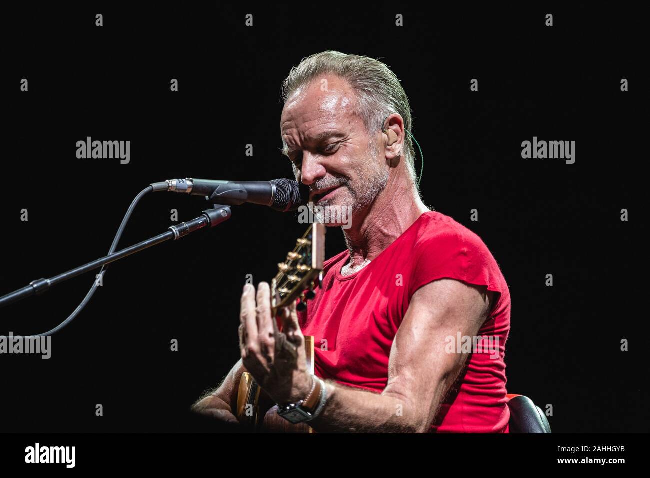 Sting during Sting - My Songs Tour 2019, Geox Live Arena, Padova, Italy, 30  Jul 2019 Stock Photo - Alamy