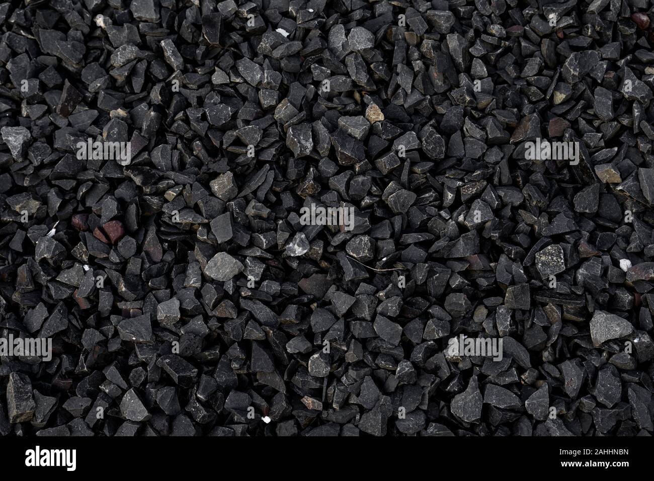Crushed gravel texture background, background made of a closeup of a