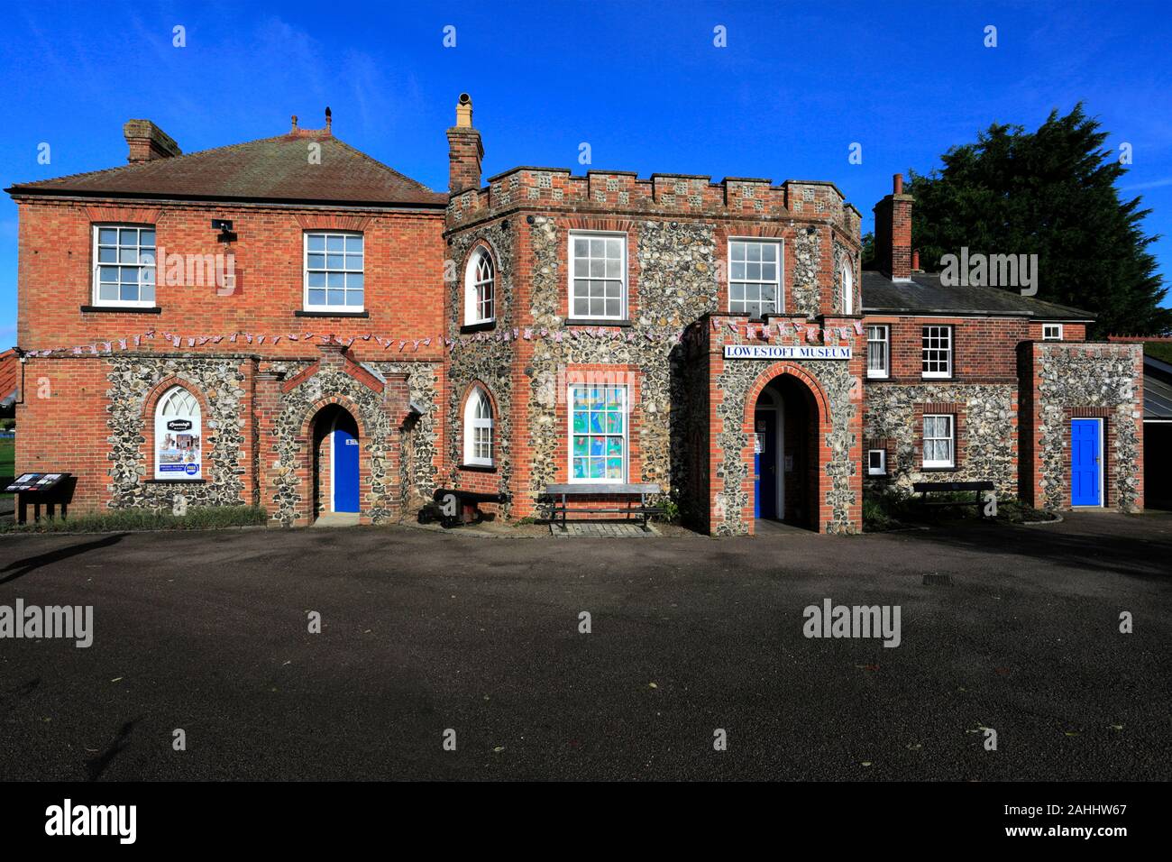 The Lowestoft Museum, Nicholas Everitt Park, Oulton Broad, Lowestoft town, Suffolk county, England Stock Photo