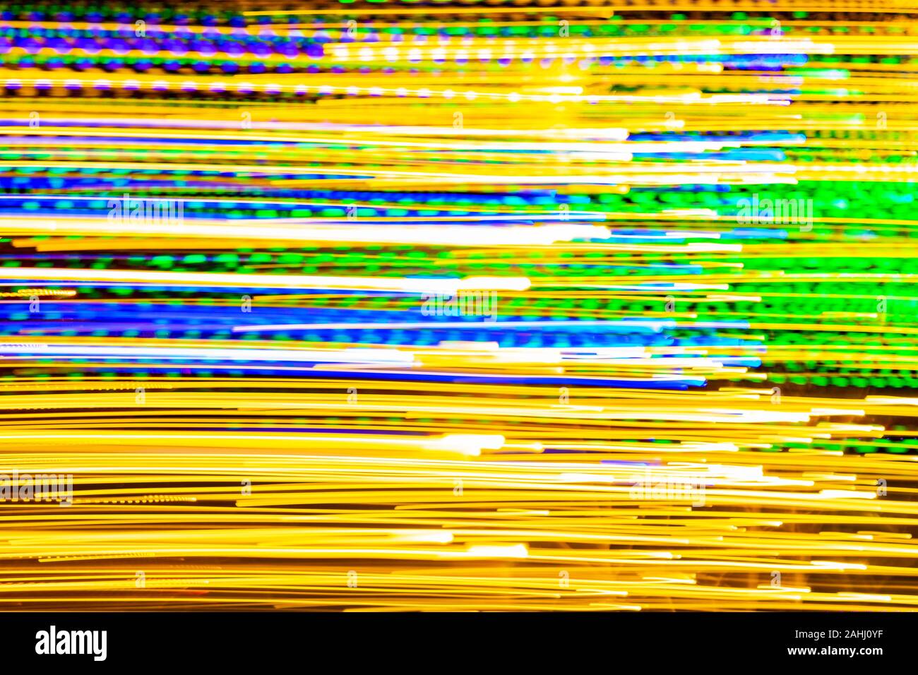 Abstract pattern colorful Christmas lights Stock Photo