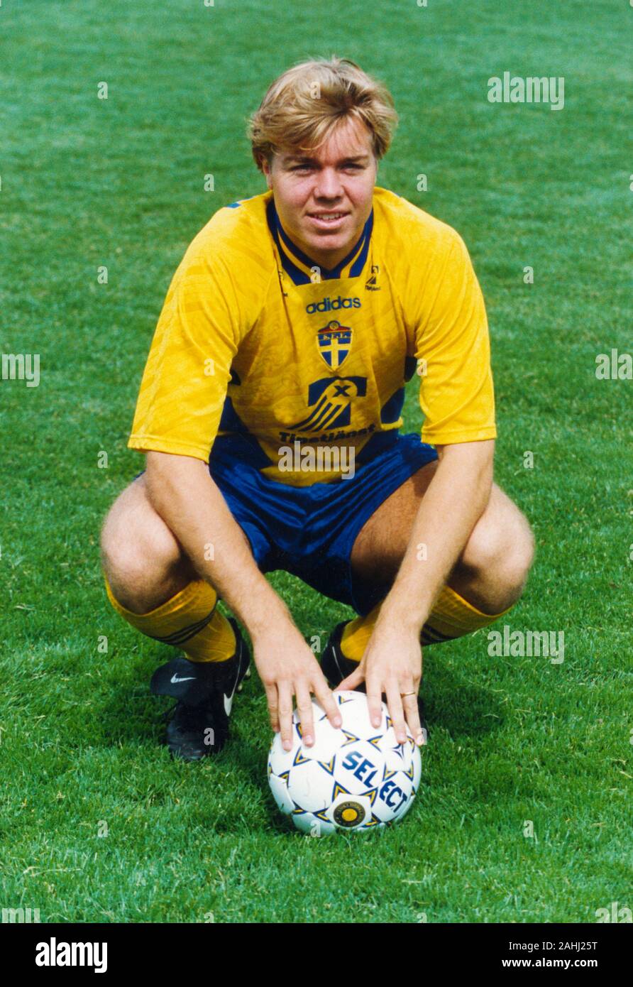Tomas Brolin's classic Sweden shirt