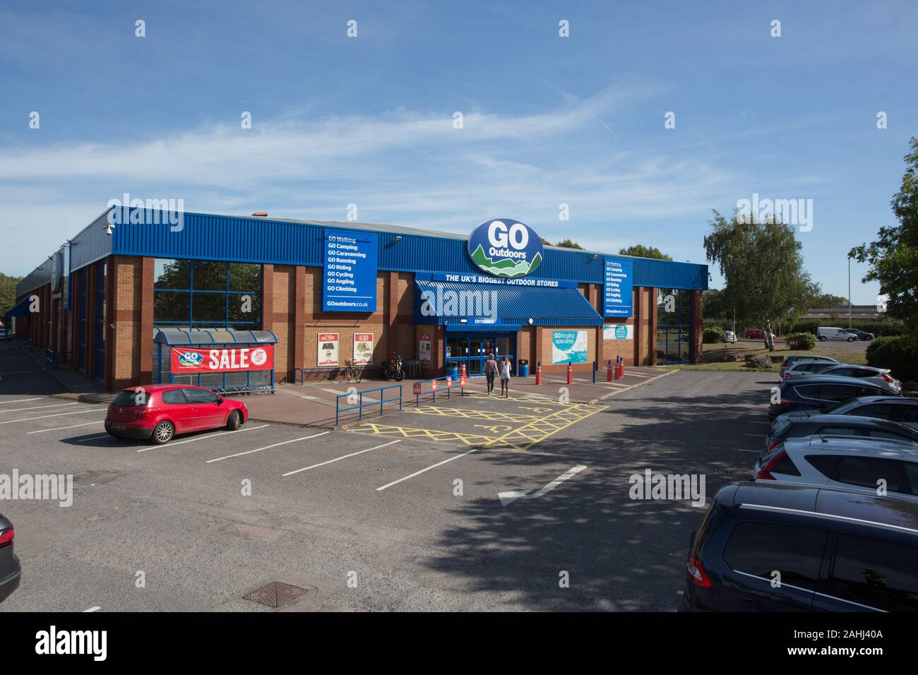 Go Outdoors store, Bedford Stock Photo Alamy