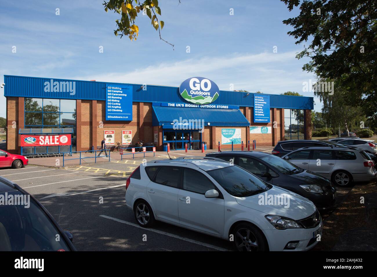 Go Outdoors store, Bedford Stock Photo