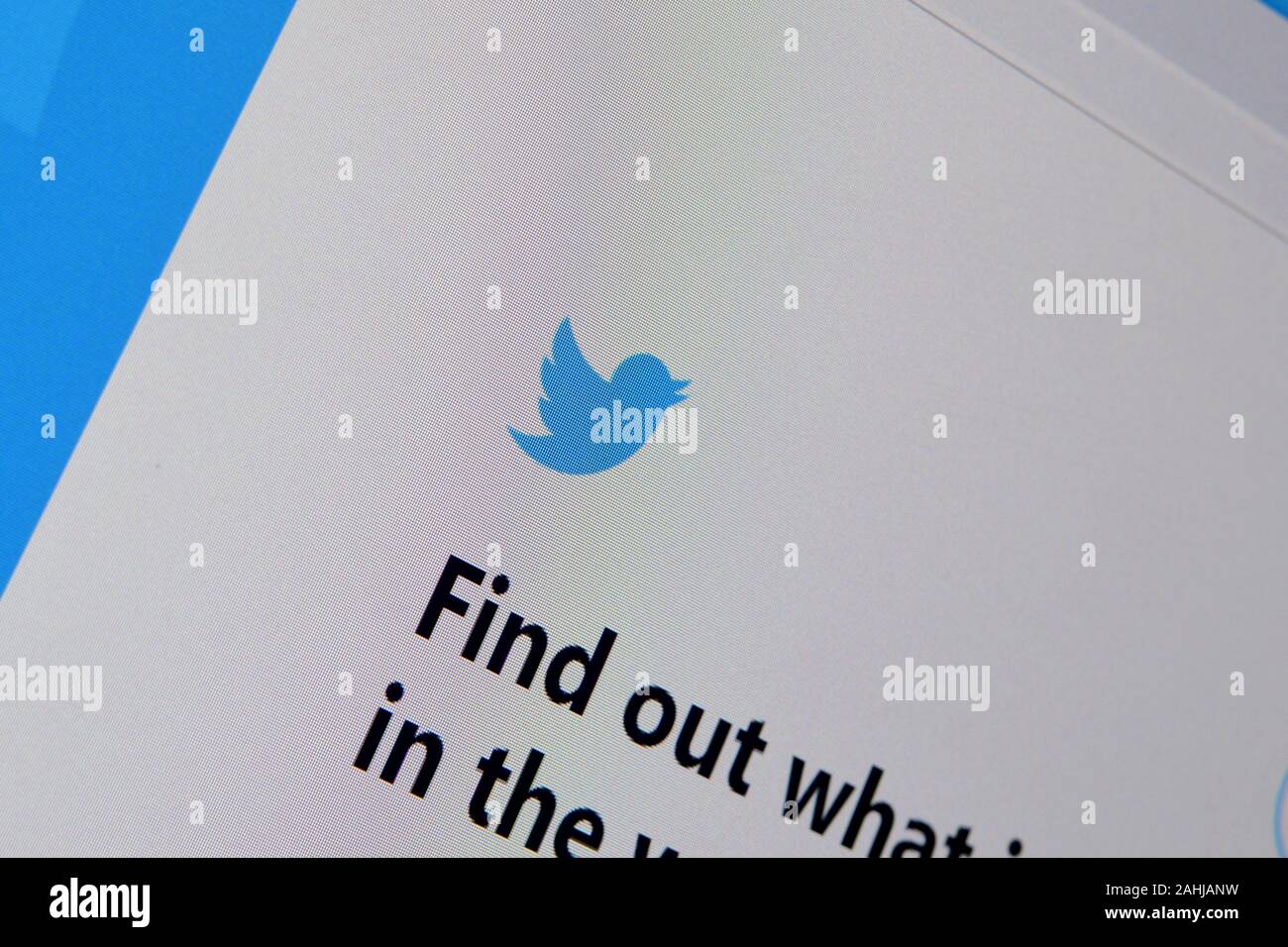 Twitter Website High Resolution Stock Photography And Images Alamy