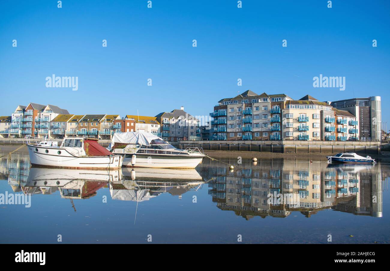 Shoreham Reflections Stock Photo