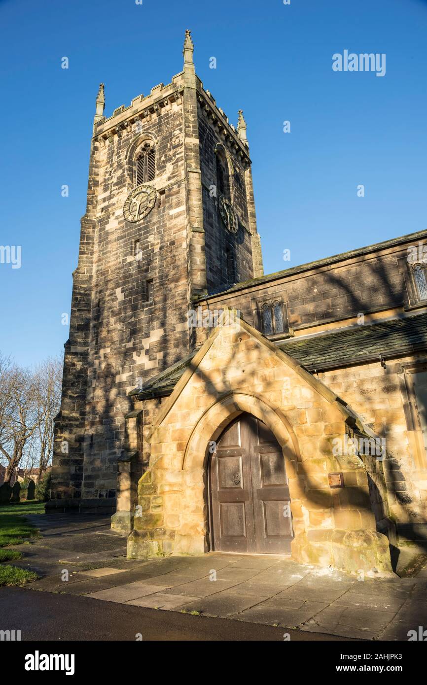 All Saints Church of Normanton town, West Yorkshire, United Kingdom