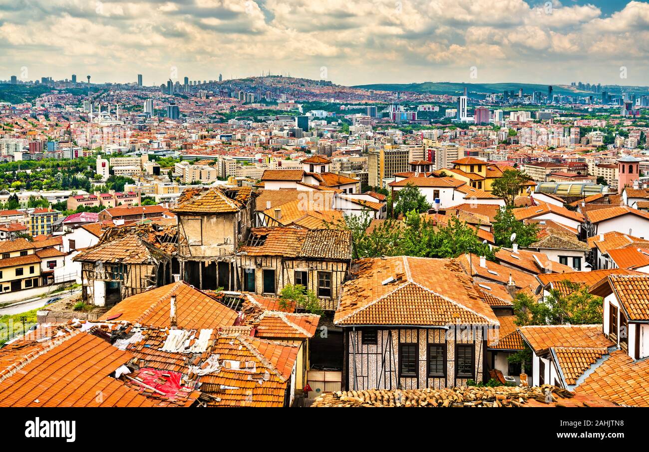 Historic centre of Ankara, the capital of Turkey Stock Photo