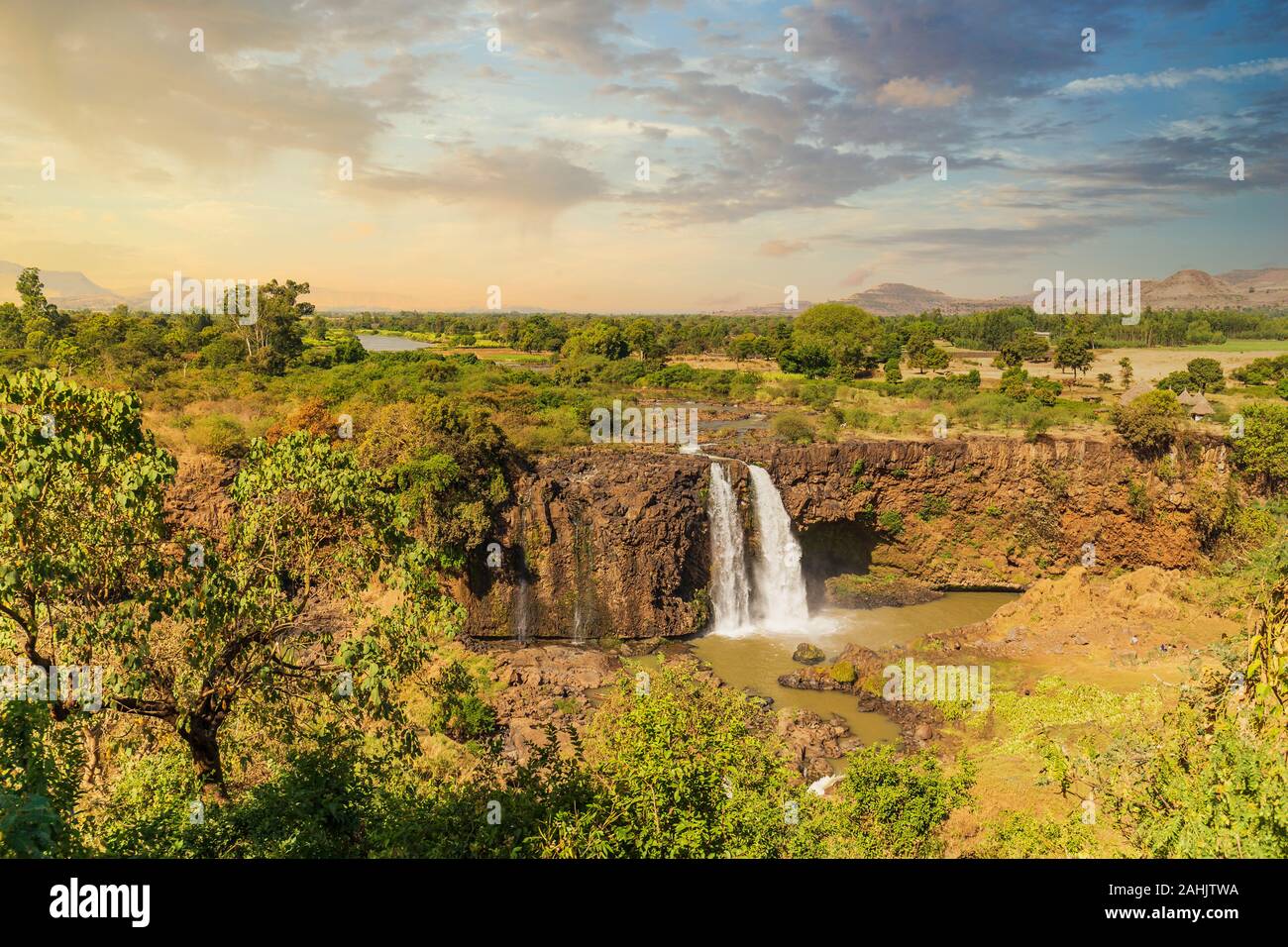 The Blue Nile Falls in Bahir Dar, Ethiopia Stock Photo Alamy