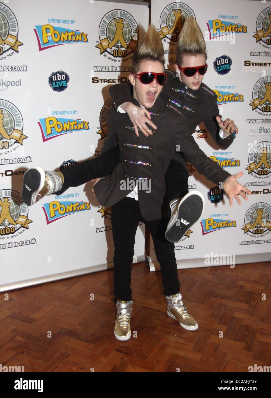 Blackpool,uk Jedward perform at Winter Gardens credit Ian Fairbrother/Alamy Stock Photos Stock Photo