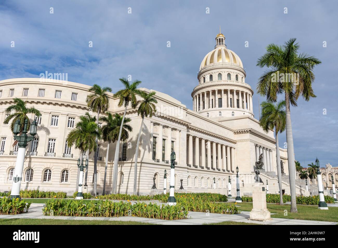 HAVANA, CUBA - DECEMBER 21,2019: The Capitol in La Habana Vieja, Cuba, Caribe. Stock Photo