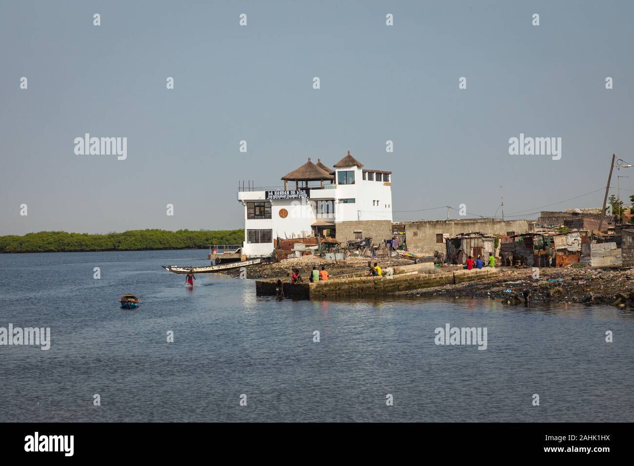 JOAL-FADIOUTH, SENEGAL - NOVEMBER15, 2019: View over historic Fadiauth Island. Senegal. West Africa. Stock Photo