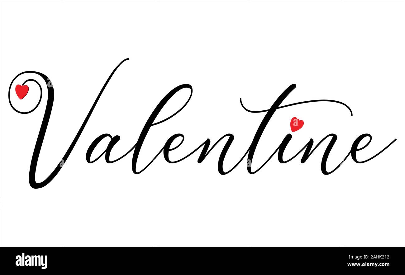 Valentine's card with red hearts, on white background - vector Stock ...