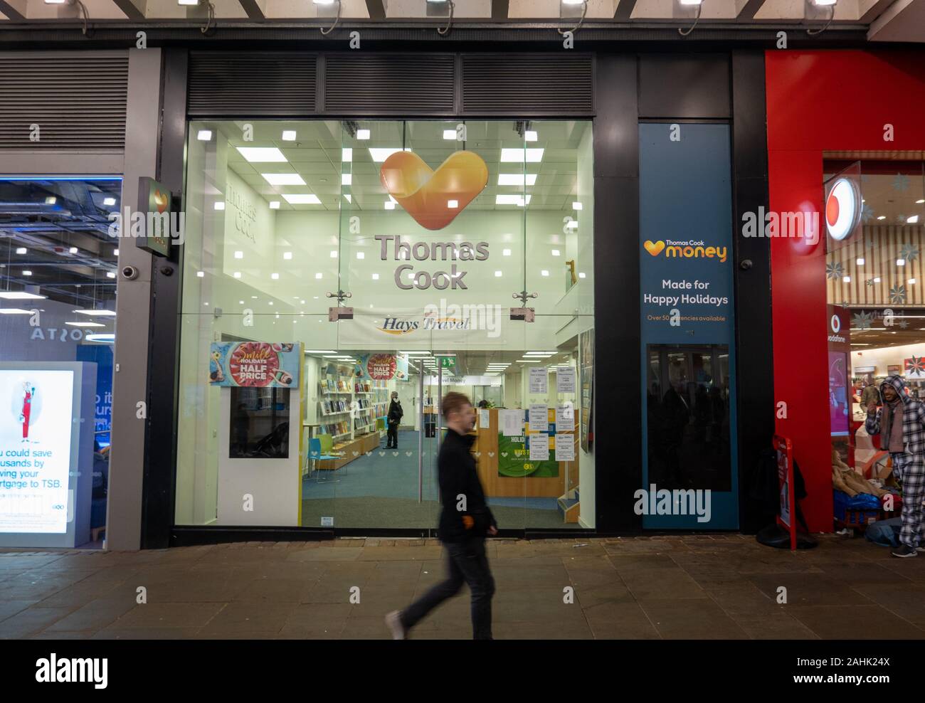 Thomas Cook, Hays Travel, Manchester Arndale Centre, Manchester City Centre Stock Photo