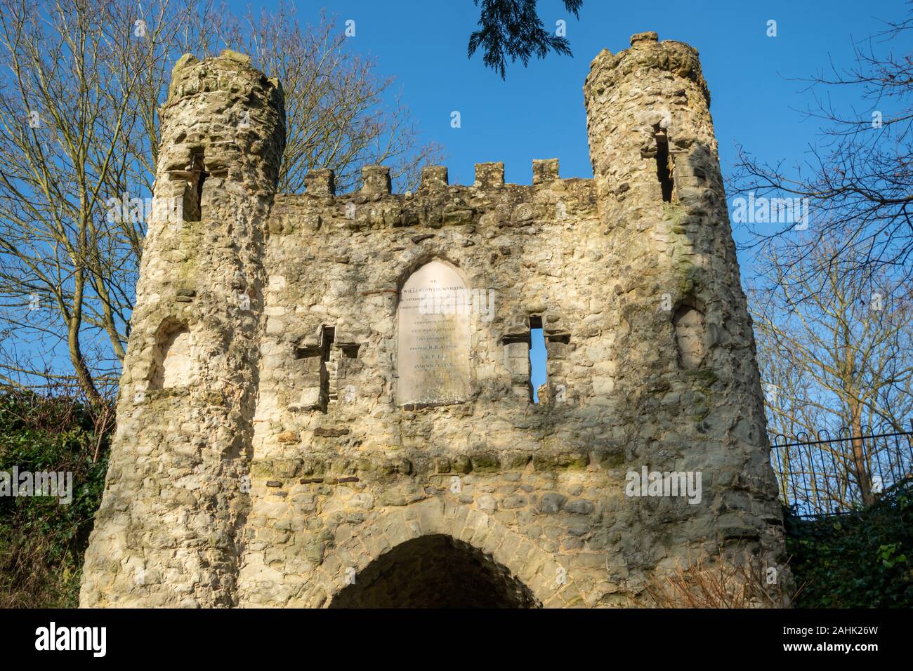 Reigate Castle, Reigate, Surrey, UK Stock Photo