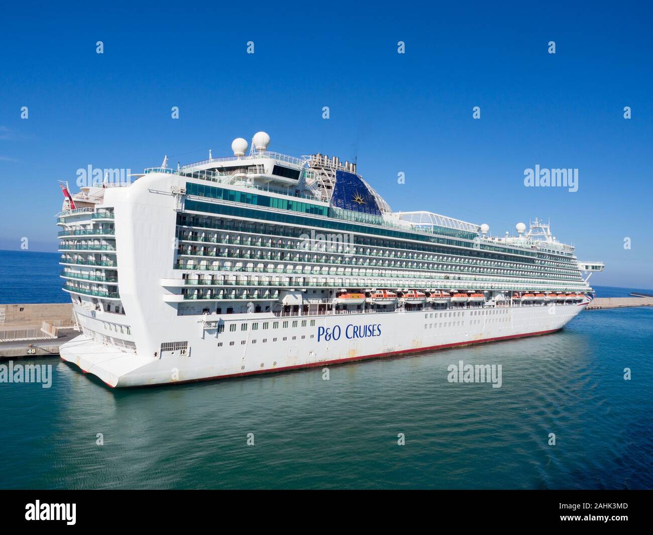 Civitavecchia Italy August 18 2019 Luxury Cruise Ship Docked At Civitavecchia Port The Most Important Port Close Rome Italy Stock Photo Alamy