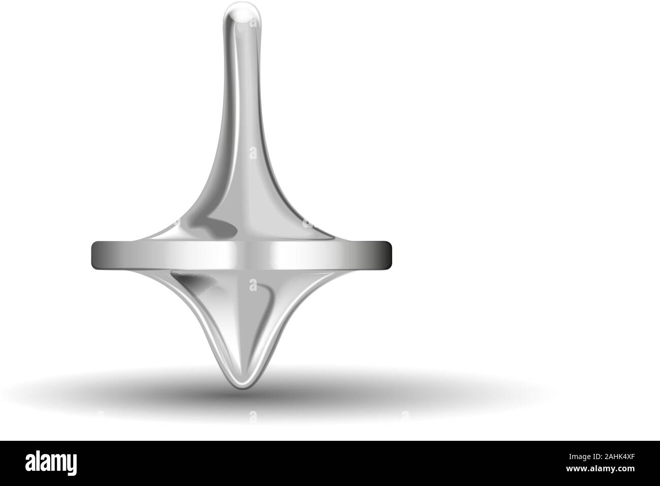 spinning top vector illustration isolated on a white background Stock Vector