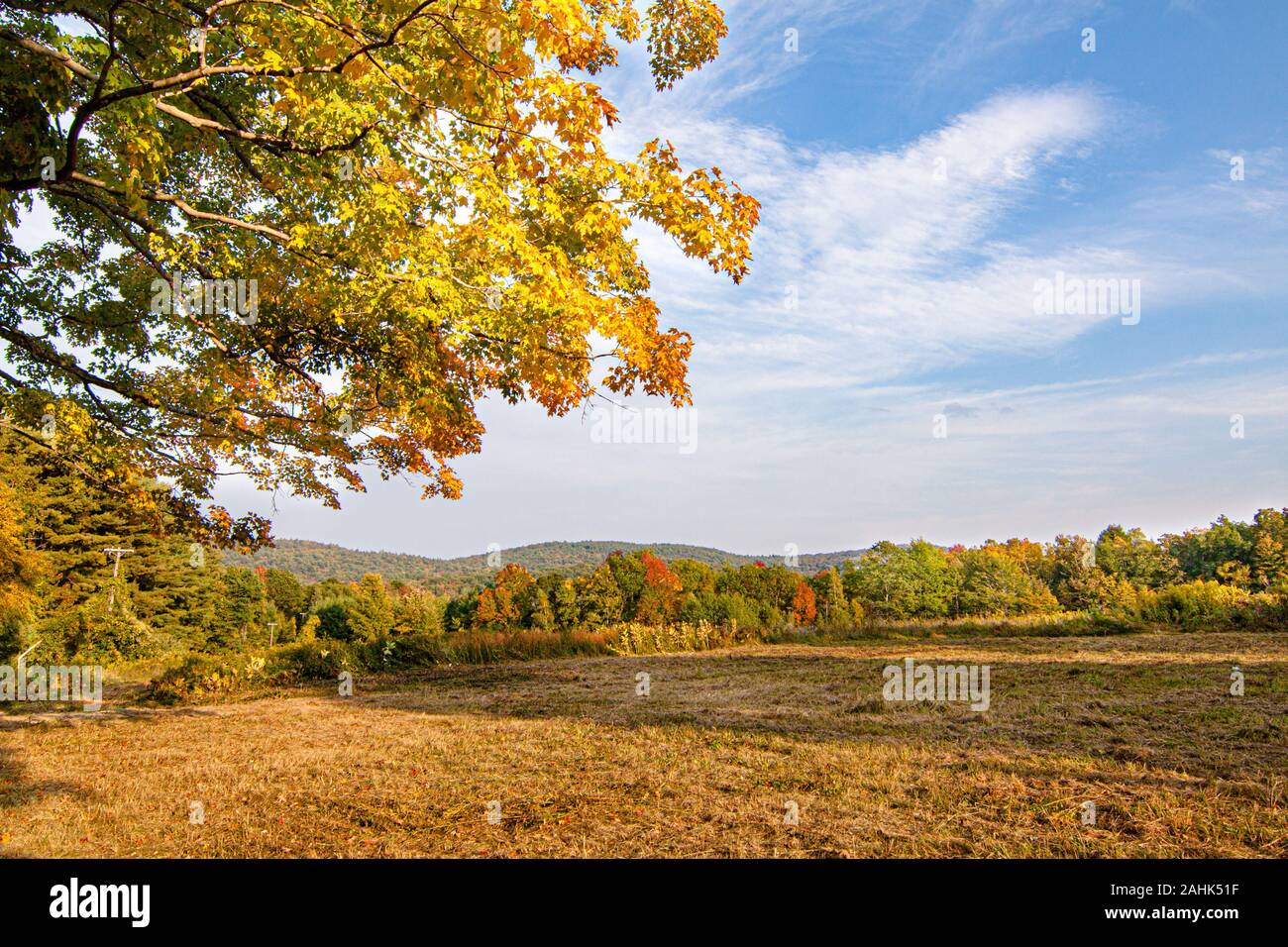 Bullitt Farm in Ashfield, Massachusetts Stock Photo Alamy