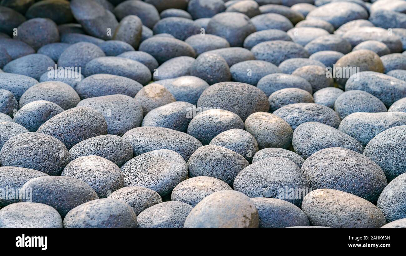 Abstract Smooth Round Pebbles Sea Texture Background Stock Photo - Download  Image Now - iStock