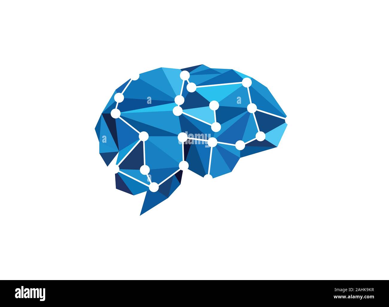 Brain connection logo design. digital brain logo template, Brain